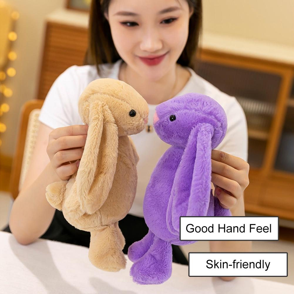 25cm Cute Rabbit Plush Toy Long Ear Soft Stuffed Bunny Doll Sleeping Toy Girls Kids Baby Plush Birthday Gifts