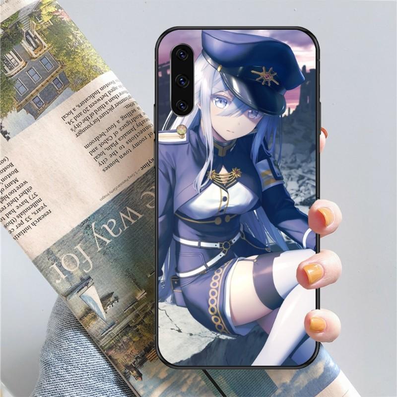 Roztomilý 86 Eighty Six Lena Kryt na telefon Pro Samsung Note 9 10 20 Plus Pro Ultra J6 J5 J7 J8 Měkký Černý Kryt na telefon