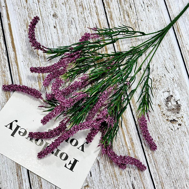 Bouquet Lavender Simulated Artificial Plastic Artificial Flower For Indoor Decor