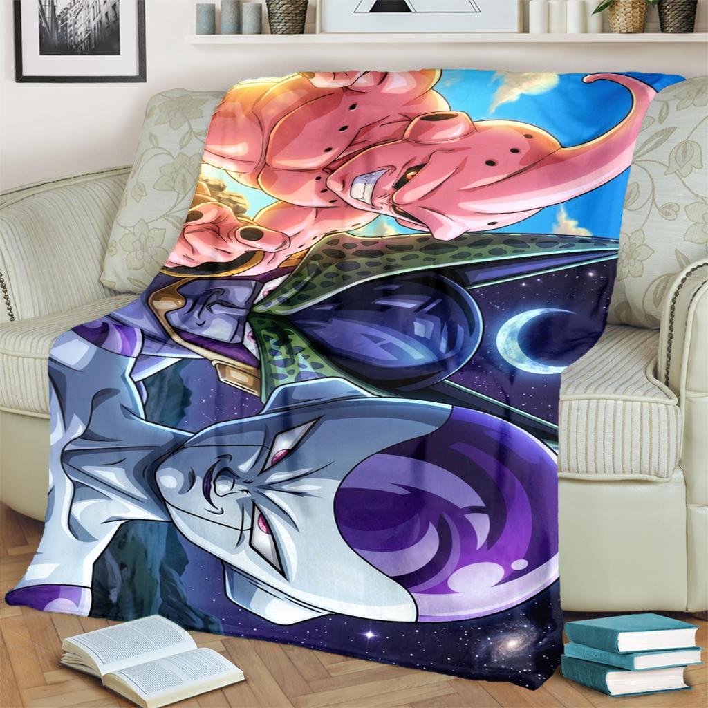 Warm Comfortable Dragon Ball! Print Blanket for Bedrooms, Sofas, Beds, Chairs, Picnics, Travel