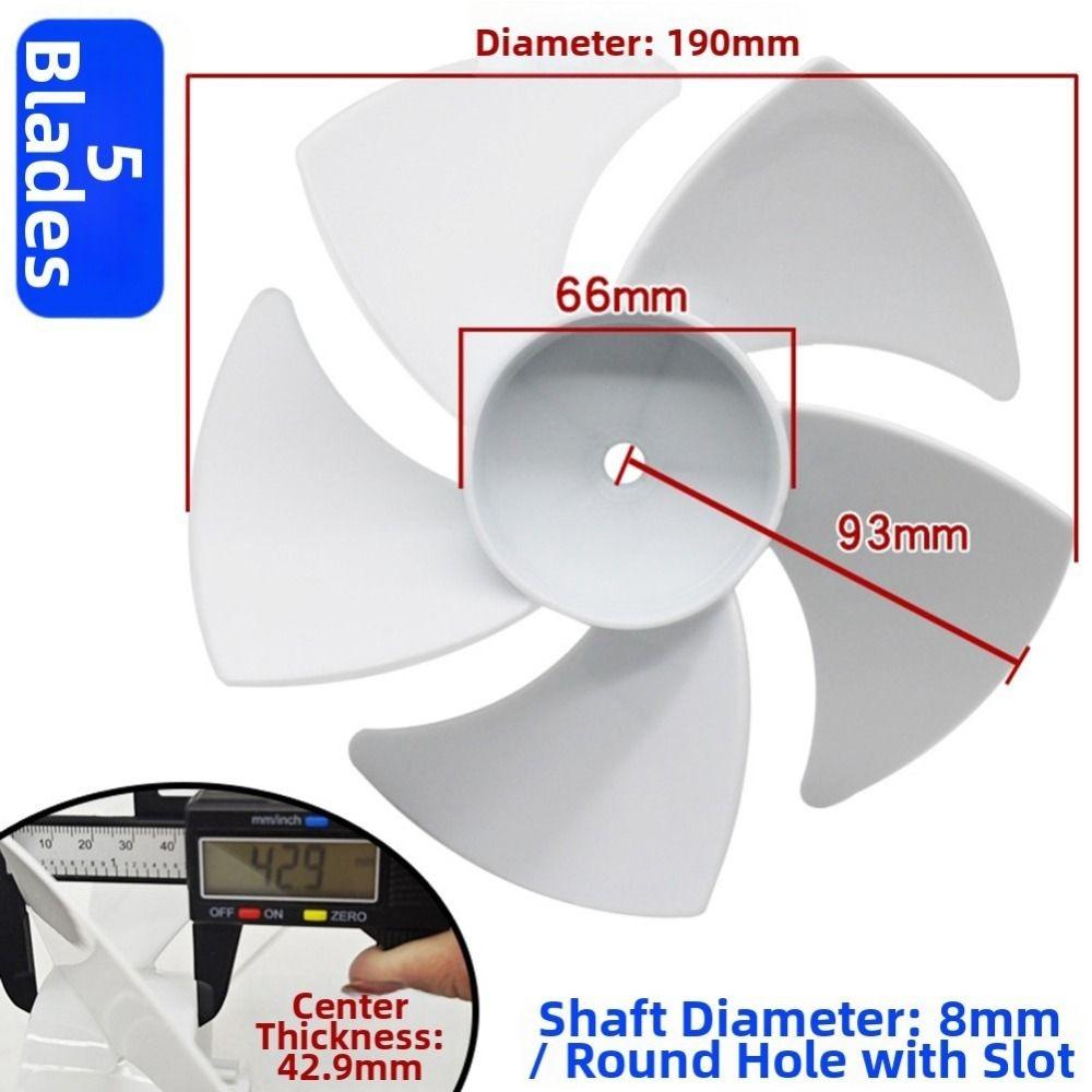 Strong Replacement Fan Blade Blade Design Air Circulator Blade for Midea GAF20CA FGA20VB