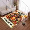 Thanksgiving Turkey Festive Celebration Carpet Yoga Living Room Room Decor Children's Crawling Mat Doormat Area Rug
