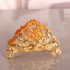 Metal European Home Restaurant Dining Table Tissue Seat Clip Three-dimensional Simple European High-end Restaurant Storage Clip Metal Seat