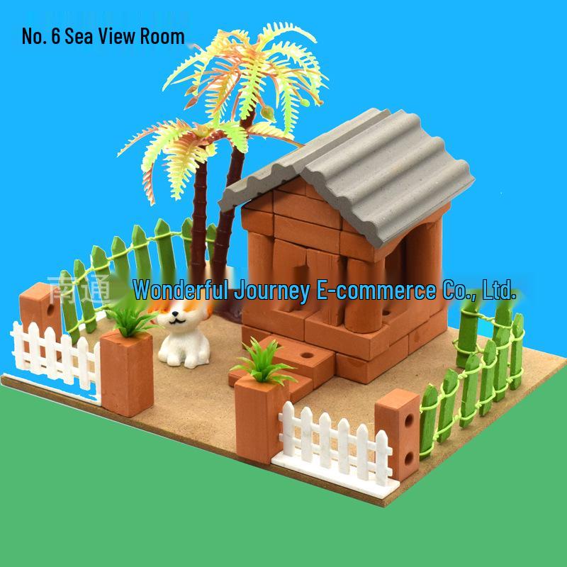Little Bricklayer DIY Cement House Building Blocks - Educational Toy for Children