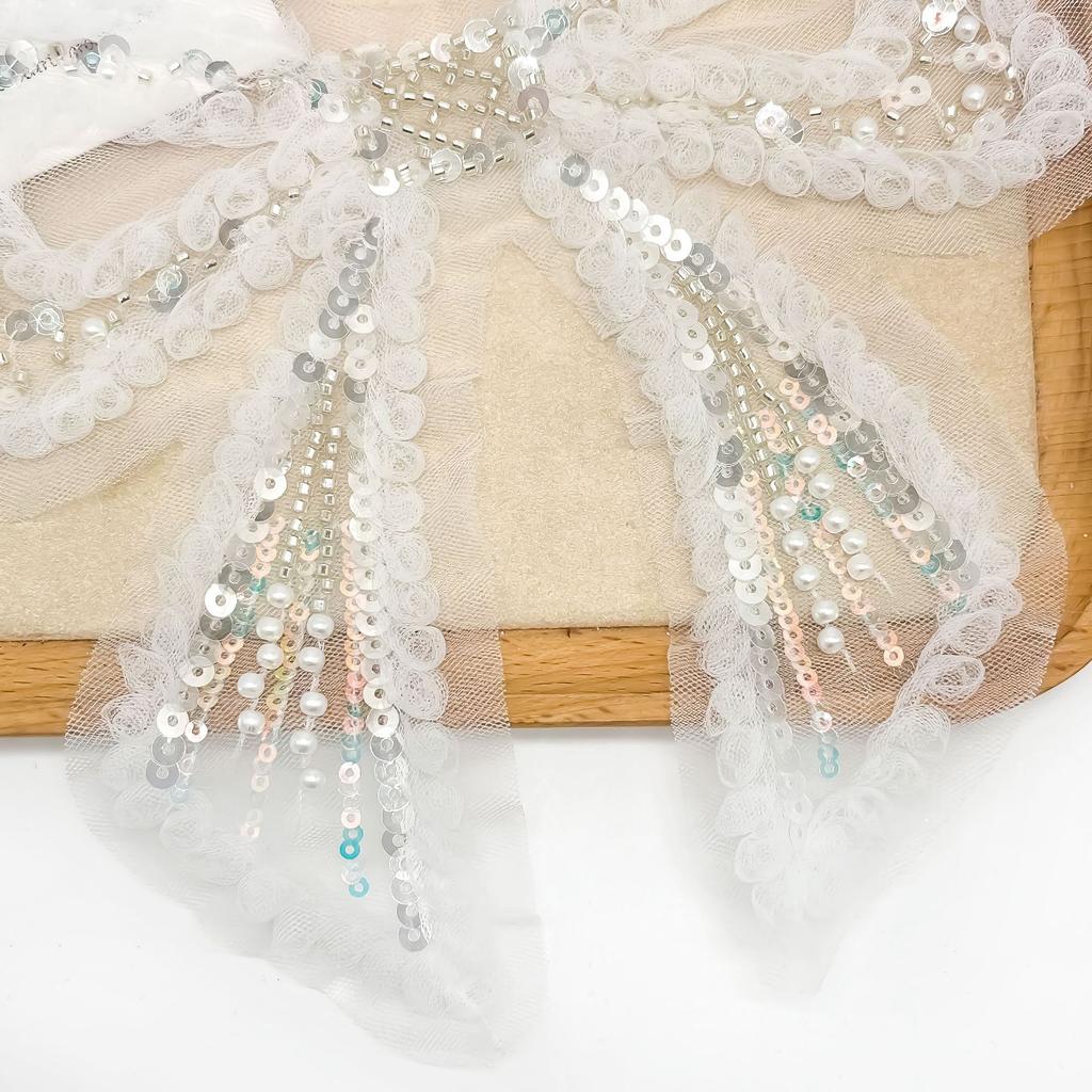 Xiaoxiangfeng Mesh, Bow Cloth Sticker, Premium Hair Accessories, Grab Clip, Clothing Shirt, Sweater Decorative Accessories