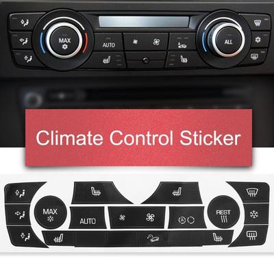 New Auto Panel Replacement AC Climate Control Button Sticker Repair Kit