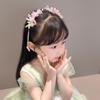 Hanfu Headwear for Girls and Children Ancient Flowers Sweet Tassel Hairpin for Little Girls Hair Card Headwear for Girls