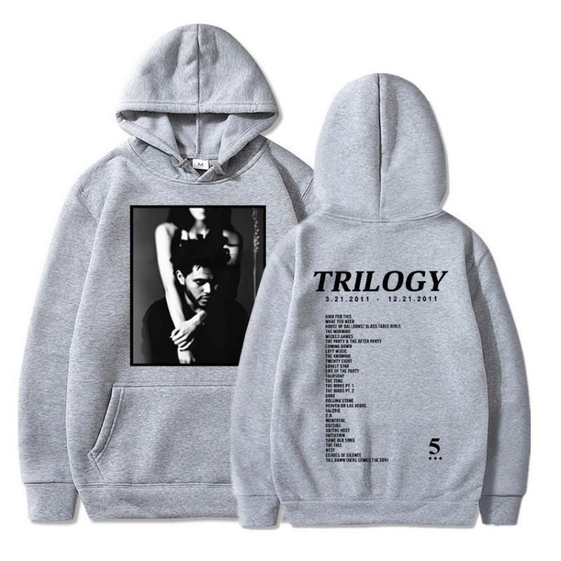 Europäische Größe The Weeknd Trilogy Musikalbum Hoodie