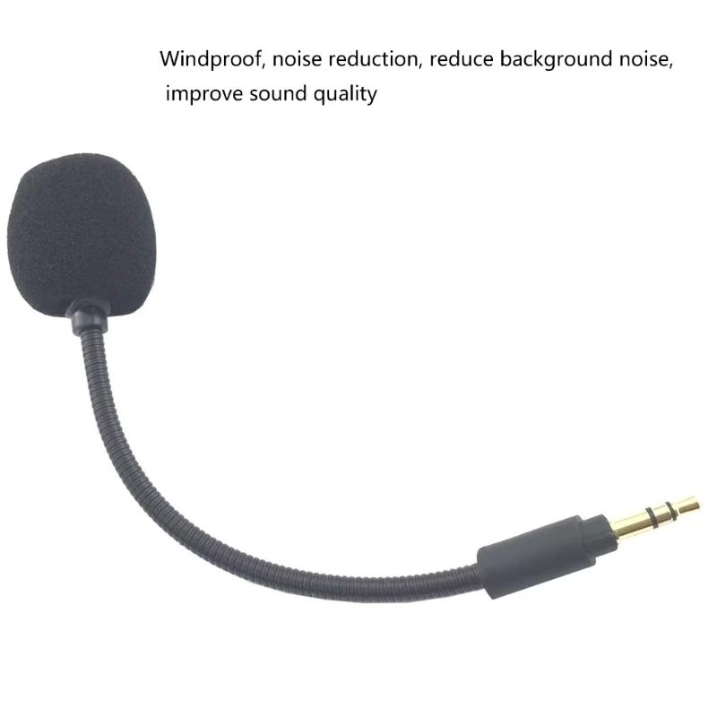Upgraded Microphone Replacement for G233 G433 Gaming Headphone Noise Cancellation Backup Removable Microphone Gaming