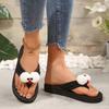 Fashion Summer Cute Cartoon Flip Flops for Women Casual Wedge Platform Sandals Woman Outdoor Lightweight Wear-Resistant Slippers Mujer