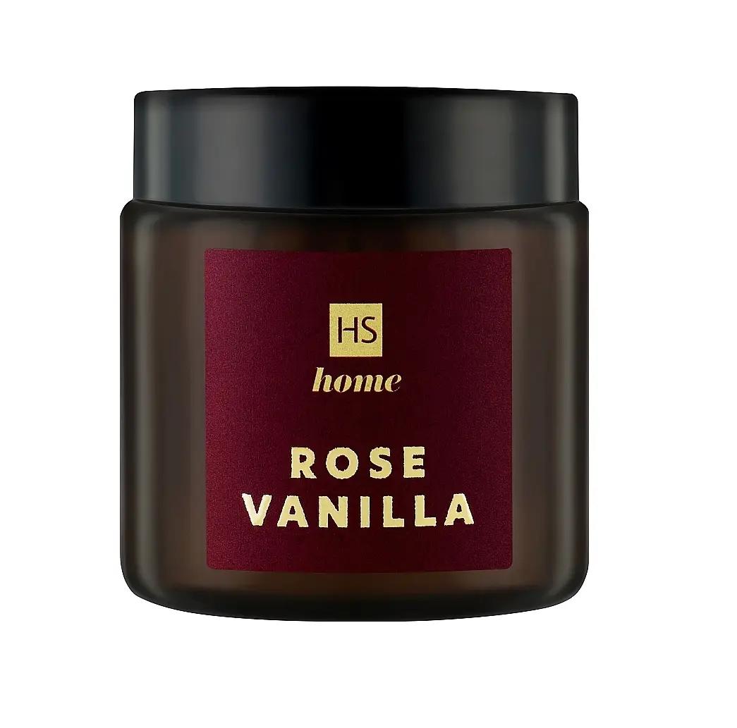 

Aroma candle in a glass with Rose-Vanilla HiSkin aroma 100 ml