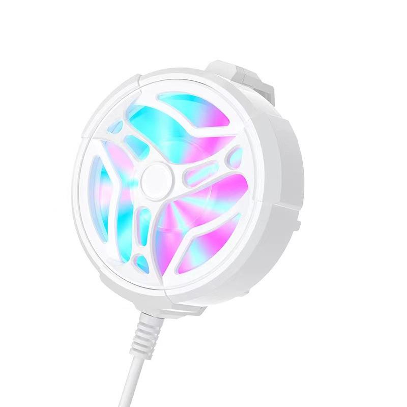 Mini Smart Phone Cooling Fan Turbo Gaming Mobile Gamepad Cooler Fan Cell Phone Type-C Cool Heat Sink Radiator For Iphone Android