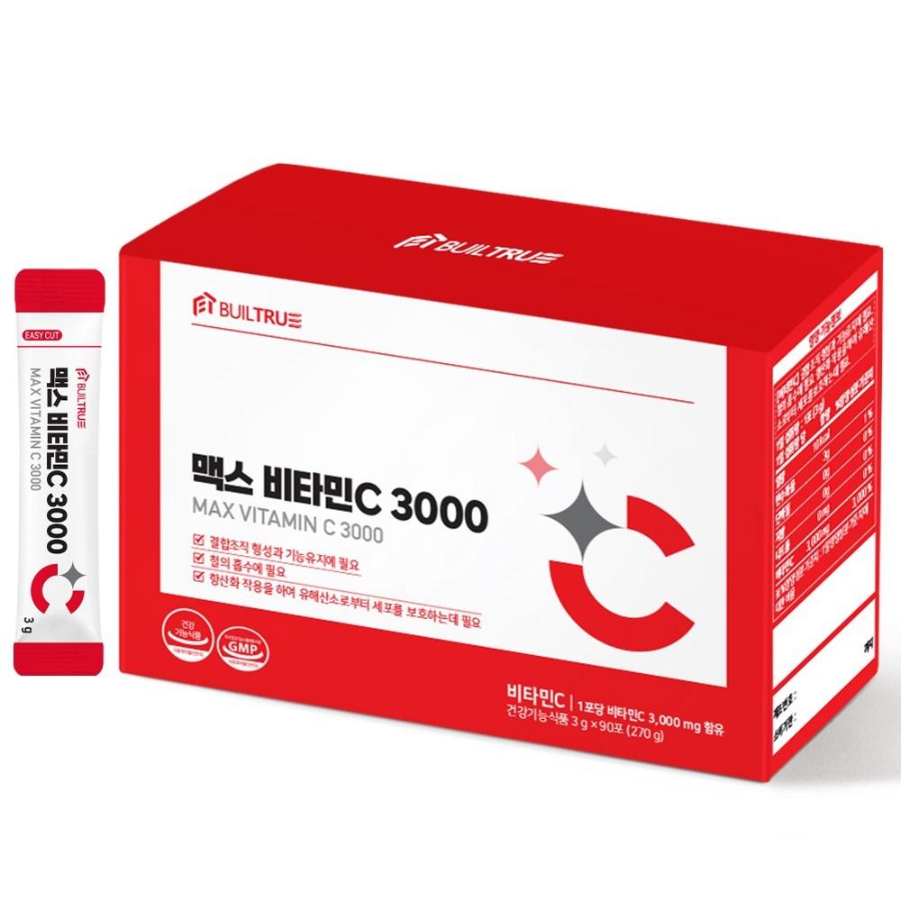 Viltru Max Vitamin C 3000 3 pcs (Monthly Supply) 1 Box 270g