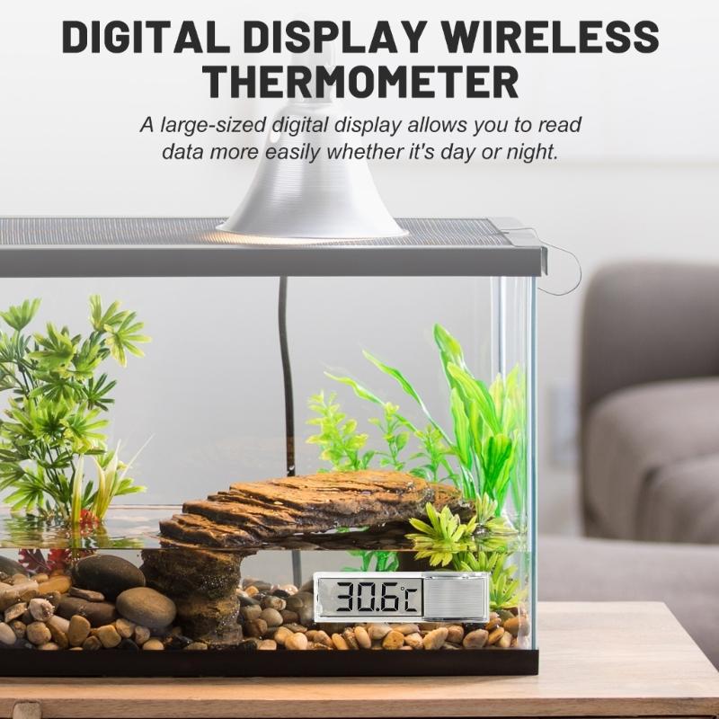 2Pcs Fishtanks Thermometers Precise Temperature Monitor For Aquariums Clear Read Easy Stick On Freshwater Marine Use