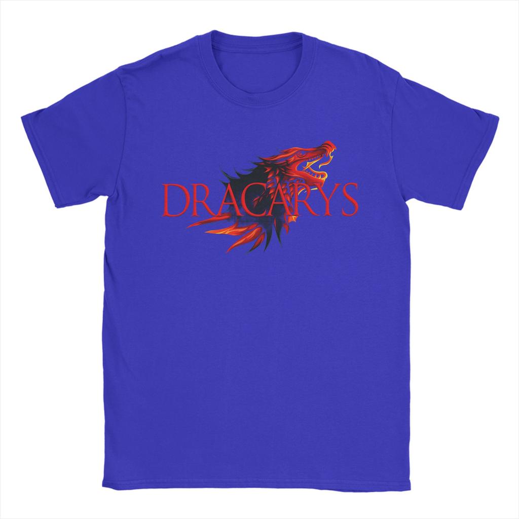 Dracarys Game Of Thrones Tshirt Summer Cotton Tshirts For Unisex Harajuku Pattern Tee Shirt Short Sleeve Y2k Fun Tees