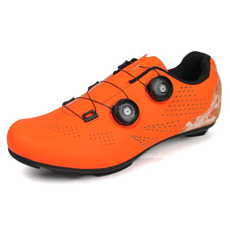 Lockable Cycling Shoes for Road Bikes, Mountain Bikes, Non-Lockable Cycling Shoes for Men, Professional Lockable Hard-Soled Shoes