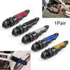1 par universella motorcykel bakre passagerarfotpinnar pedaler fotstöd scooter fotpinnar motorcykel pedal modifiering aluminium