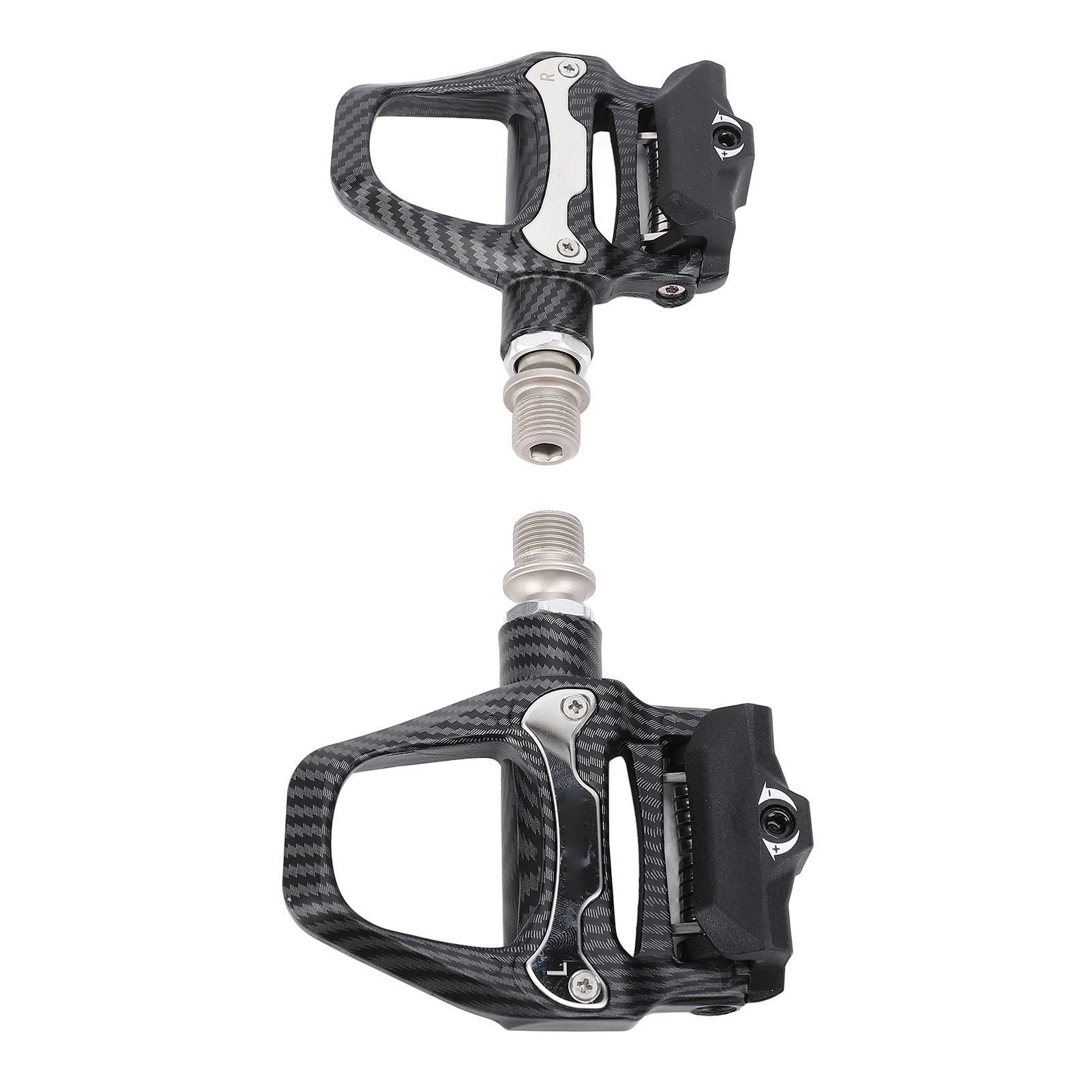 Road Bike Pedals Clipless Self Locking Lightweight Aluminum Alloy with Cleats Locking Disc for SPD?SL System