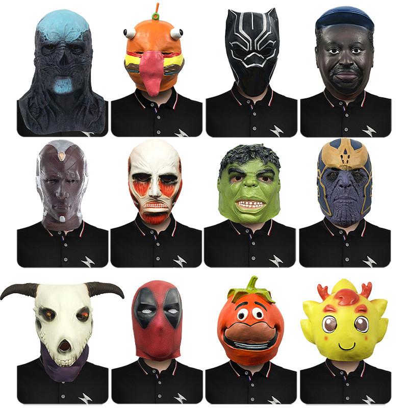 Urkomische Latexmaske für Kostümpartys mit Marvel-Charakteren und einzigartigen Designs