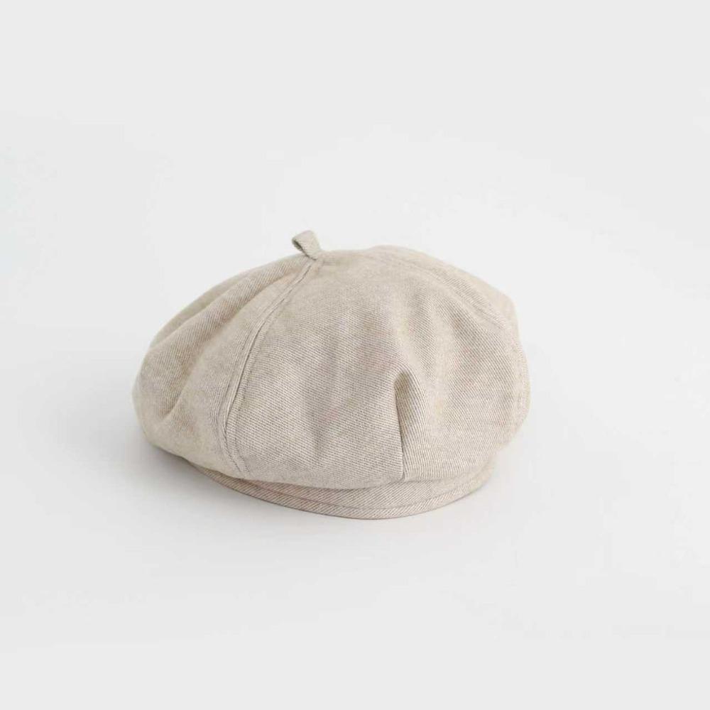Soft Octagonal Cap Warm Artist Painter Cap Cute Pumpkin Hat  Toddler