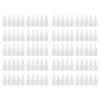 100 Pcs Plastic Squeeze Bottle 30ml Small Translucent Liquid Dispensing Bottle with Scale for Travel Picnic Arts