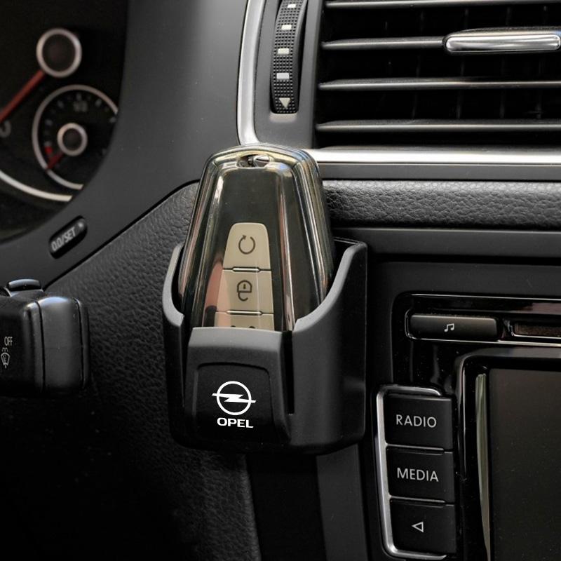 AAEB1 Car Key Holder Clip Car Interior Storage Box Dashboard Organizer For Opel Corsa Astra Insignia Adam Combo OPC Vectra Junior DX