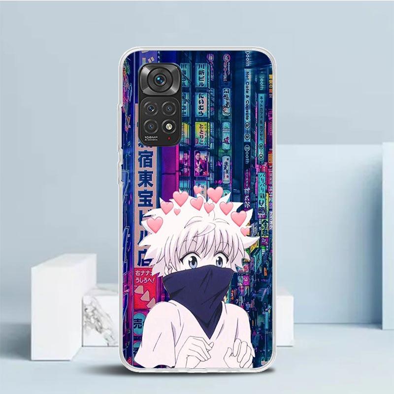 HunterX Killua Handyhülle Für Xiaomi Redmi Note 15 14 14S 13 12S 12 Pro Plus 11S 11 11T 11E 10S 10 + Weiche TPU-Rückseite Redmi N
