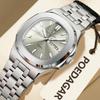 Square Woman Watch Date Week Waterproof Luminous Ladies Watch Stainless Steel Quartz Fashion Watches Gift
