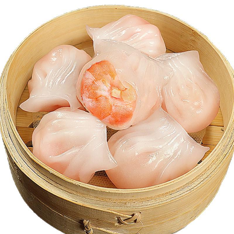 Cantonese Morning Tea Crystal Shrimp Dumplings - Large Shrimp, High-End, Teahouse Style, Semi-Finished Breakfast.
