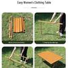 Portable Outdoor Folding Egg Roll Camping Table and Chair Set for Picnic and Barbecue