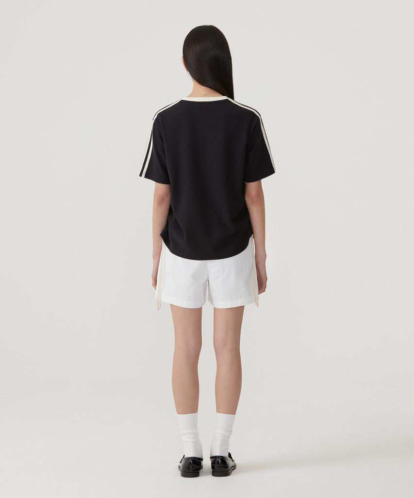 COVERNAT WOMAN Lightweight Nylon Shorts White