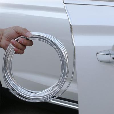 Air Vent Trim Strip Universal Decorative Glossy U Shape PVC Car Door Moulding