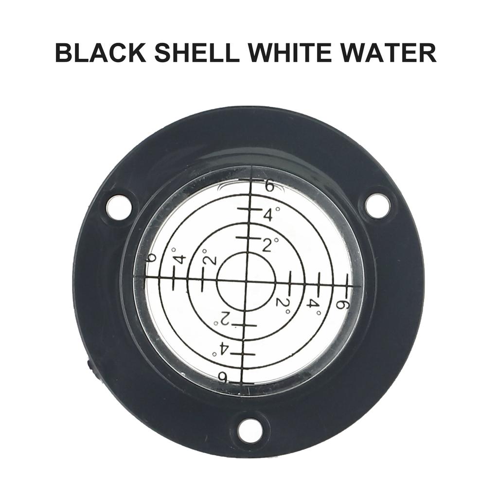 1 Pc 50 X 12mm Round Horizontal Bubble Level For Spirit Level Bubble Black Angle Clear Mini Round Leveller For Bullseye