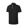 Fila Golf Small Logo Business Casual Sports Polo Shirt Men Tops Deep-Black A11M435138FBK