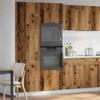 VidaXL Microwave Cabinet "Lyon" Antique Wood 60 X 57 X 207 Cm Engineered Wood 3334023