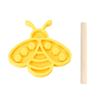 Bee Watering Station Insect Water Feeder Cup Butterfly Feeder with Wooden Stake Bee or Ladybug Shape Drinking Station for Garden Pollinators
