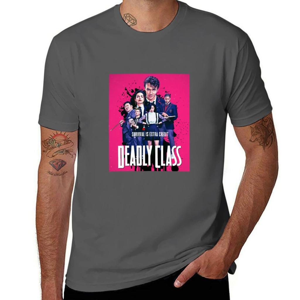 Deadly Class T-Shirt T-Shirt Oversizeds Anime Vintage Mens Tall T Shirts