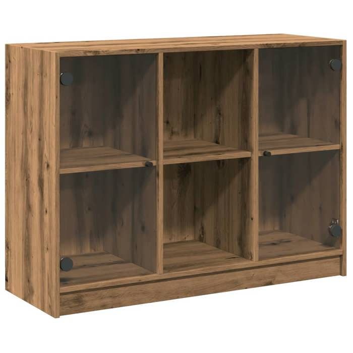 VidaXL Buffet chêne artisanal 102x37x75,5 cm bois d'ingénierie 3318725