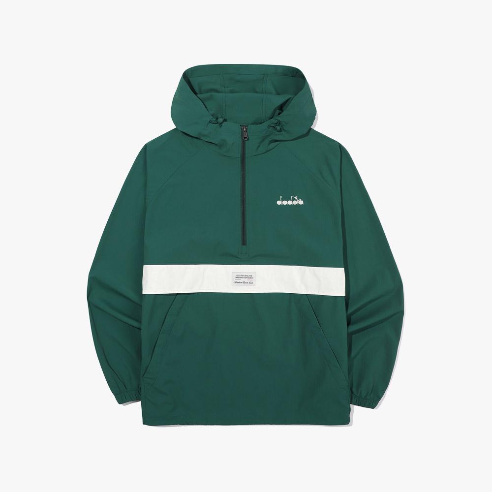 Diadora Cool Wave Hooded Anorak Green