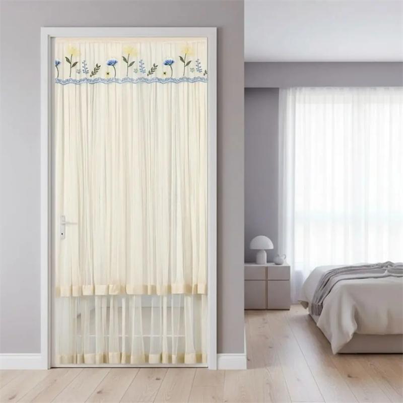 No-punch Anti-mosquito Door Mesh Curtain Summer Mosquito Proof Door Curtain Self-adhesive Mosquito Proof Net Bug Screen No Punching Door Curtain