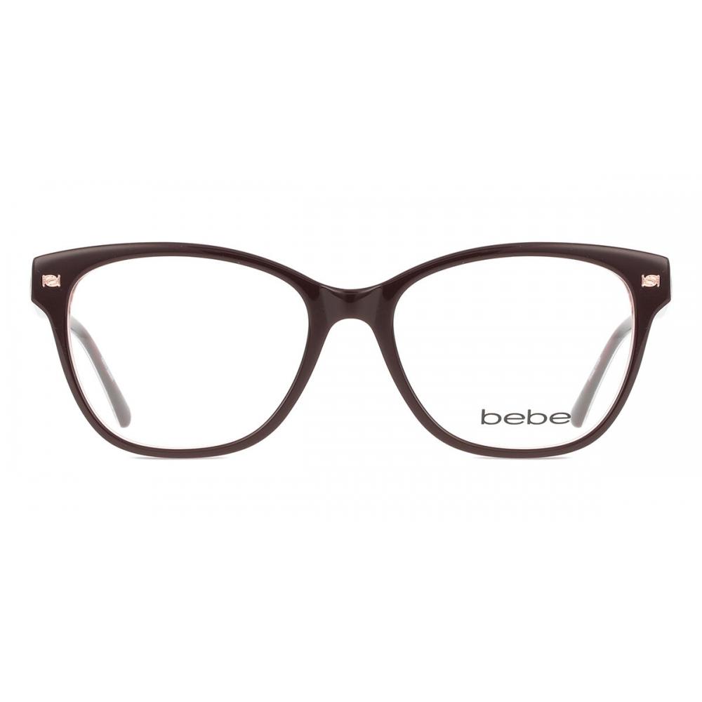 

Bebe Bb5194 603 Women Eyeglasses Berry Black On Brown/53-17-140