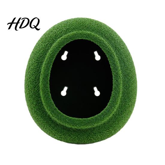 Wall Mounted Reptile Hole 3D Printed Egg Shaped Hideout Cave Suction Cup Terrarium Shelter Hanging Snake Burrow Nest Habitat Decor for Leopard