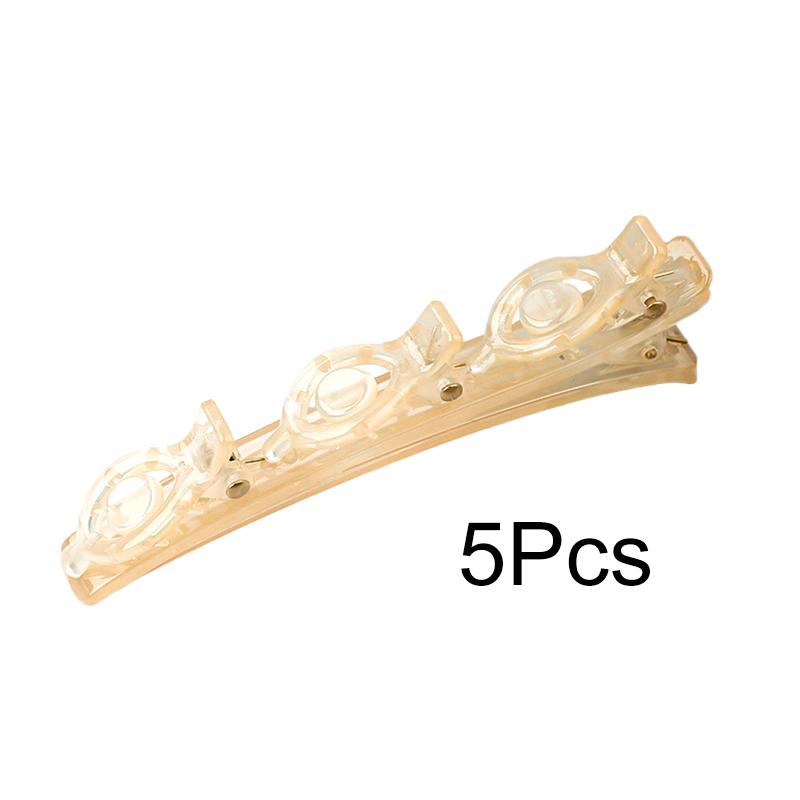 

1/5 шт. Зажим для фиксации волос Новый двухслойный Модные заколки для волос для женщин девушек Ленивые аксессуары для укладки Корейский стиль Вечеринка Ежедневное использование 5pcs