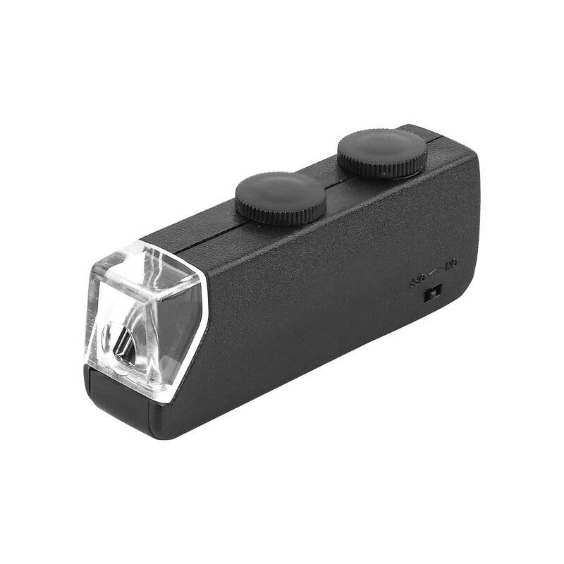 OIMG Portable 60-100x Zoom Pocket Microscope with LED Light