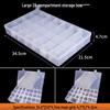 Transparent Multi-Layer Detachable Storage Box for Small Items and Lego Bricks
