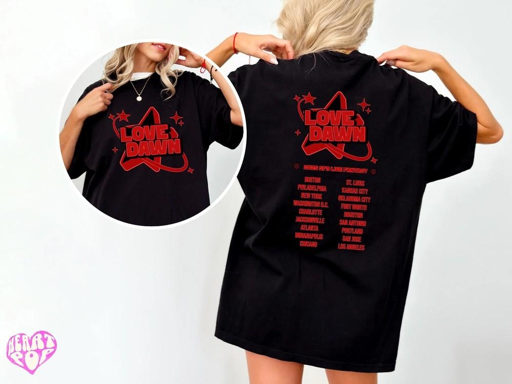 SF9 Love Dawn USA Tour Kpop Fantasy Fandom Unisex Unisex T-Shirt XL