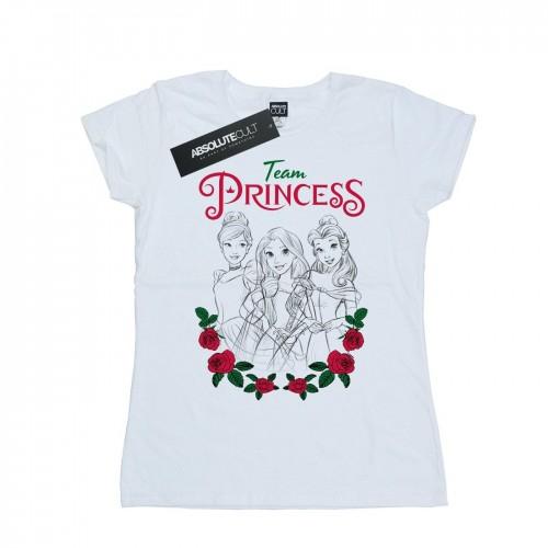 Disney Princess Womens/Ladies Flower Team Cotton T-Shirt