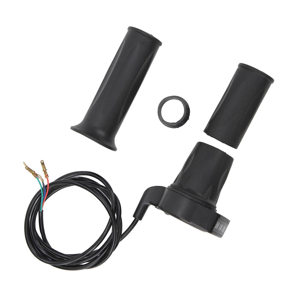 Electric Bike Throttle Grip Waterproof Twist Handlebar Accessories for Lithium Power Modification