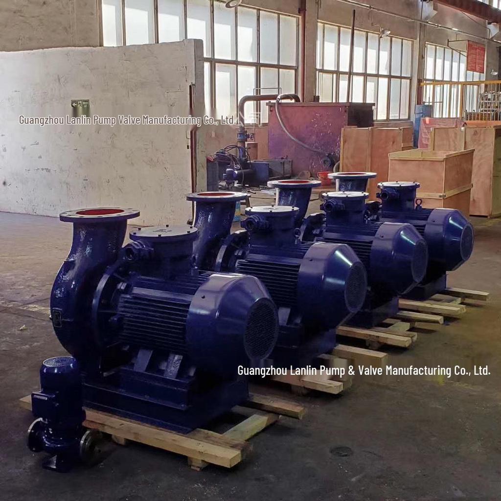 IRW40-100I Horizontal In-Line Hot Water Circulation Booster Pump