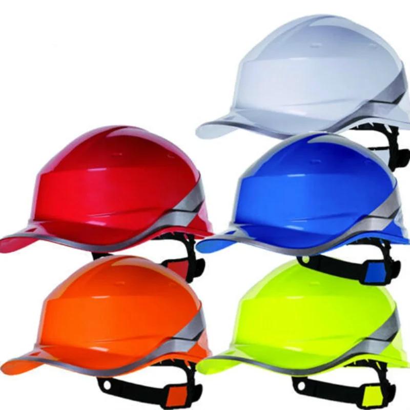 Bezpečnostní přilba Diamond V Bezpečnostní přilba High Vis Baseball Oboustranná samolepka Bezpečnostní ochrana klobouku Konstrukce Ochranná přilba Čepice
